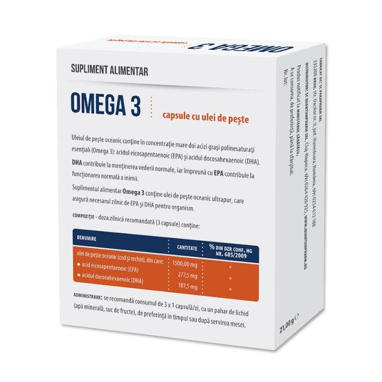 Omega3 capsule cu ulei de peste