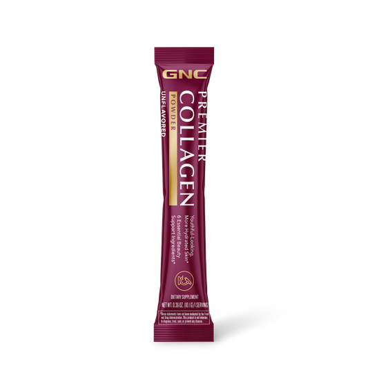 GNC Premier Collagen Powder, Formula Premium de Peptide de Colagen Hidrolizat fara Aroma, 1 plic, 10.01 g