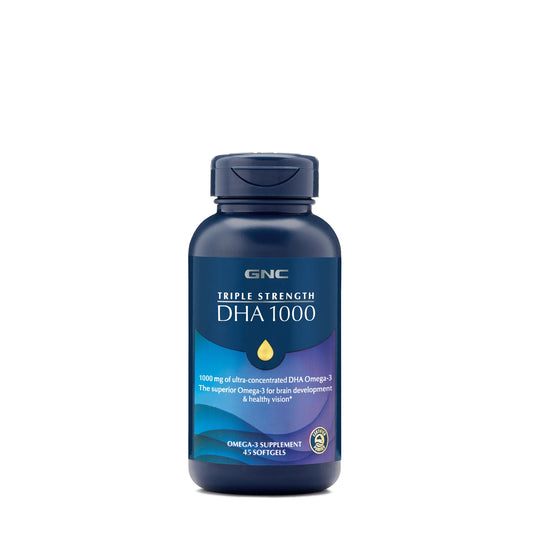 GNC Triple Strength DHA 1000, 45 cps