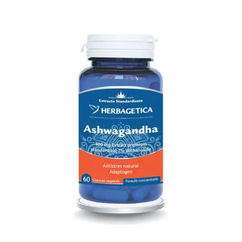 Ashwagandha 60cps – Extract standardizat cu 7% Withanolide
