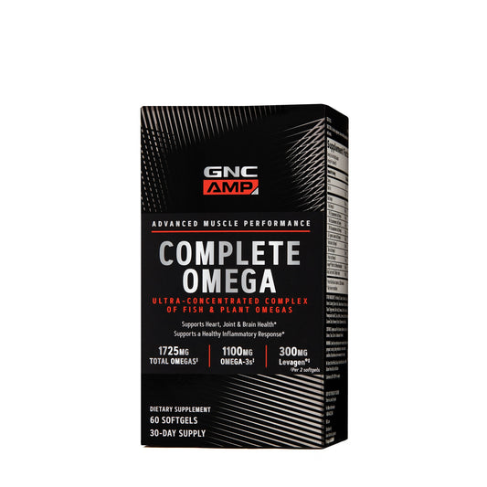 GNC AMP Complete Omega, Acizi Grasi Omega, 60 cps