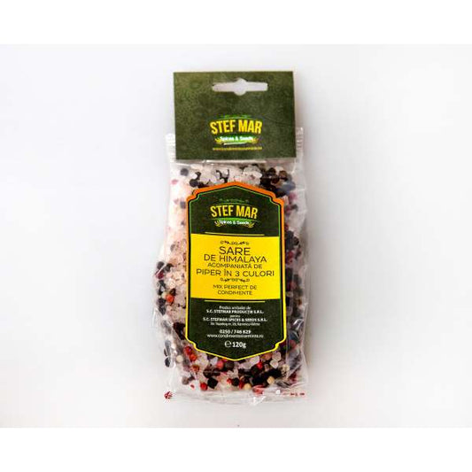 Sare Himalaya + Piper 3 culori 120g