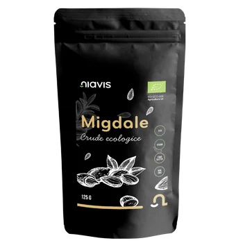 Migdale crude ecologice, 125g, Niavis
