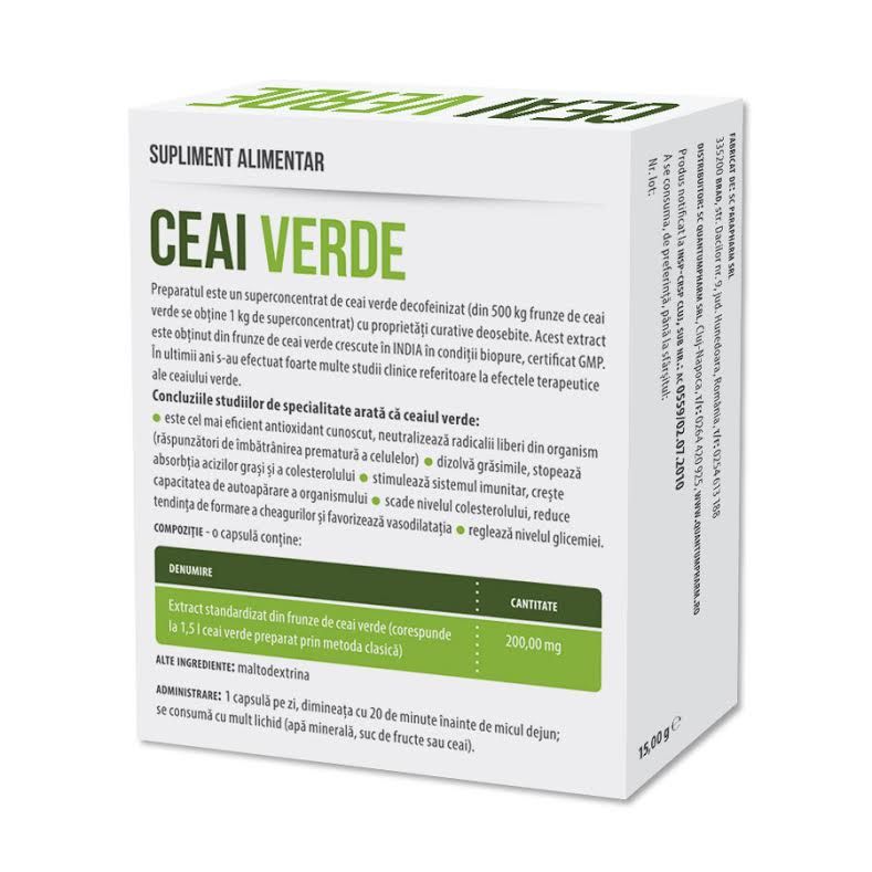 Ceai Verde capsule