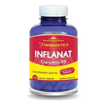 Inflanat Curcumin95, 120 capsule vegetale, Herbagetica