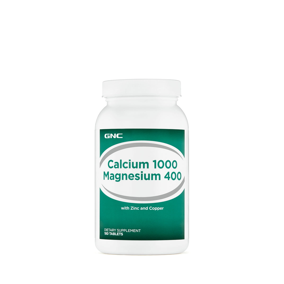 GNC Calciu 1000 mg Magneziu 400 mg, 180 tb