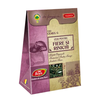 Ceai Fiere si rinichi, 50g, Fares