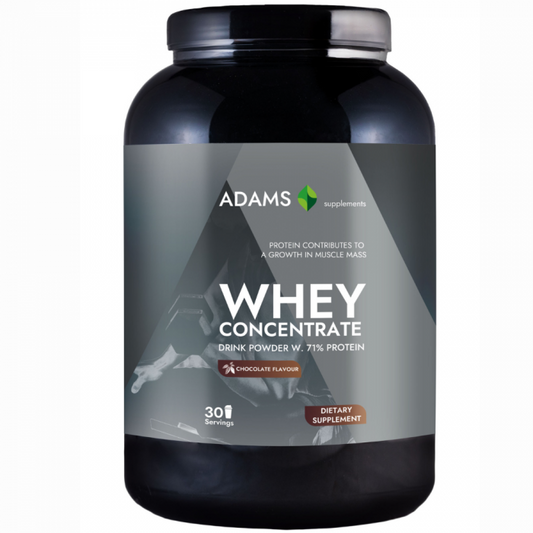 Concentrat proteic din zer (ciocolata), 908g, Adams Supplements