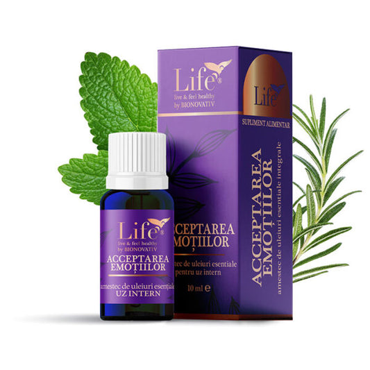 ACCEPTAREA EMOȚIILOR – combinație de uleiuri esențiale 10 ml