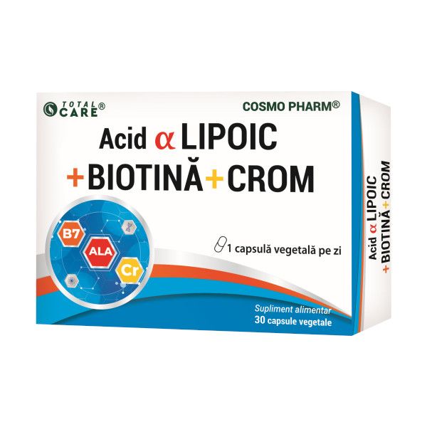 Acid Alfa Lipoic + Biotina + Crom