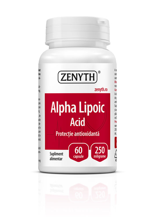 Acid Alfa Lipoic 250 mg, 60 capsule