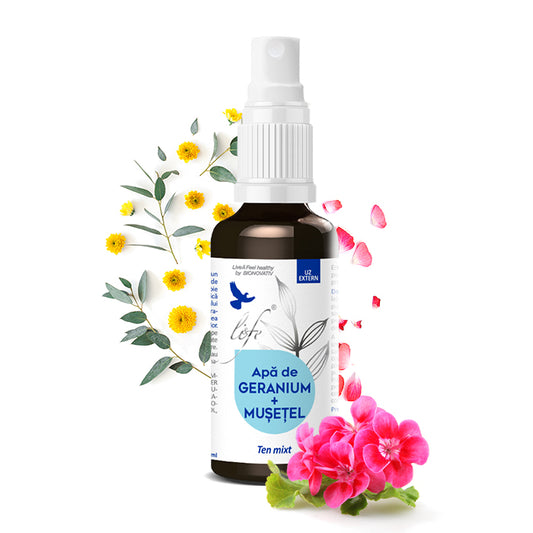 Apă de geranium și mușețel – 100 ml