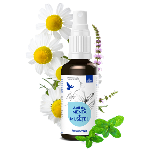 Apă de mentă și mușețel – 100 ml