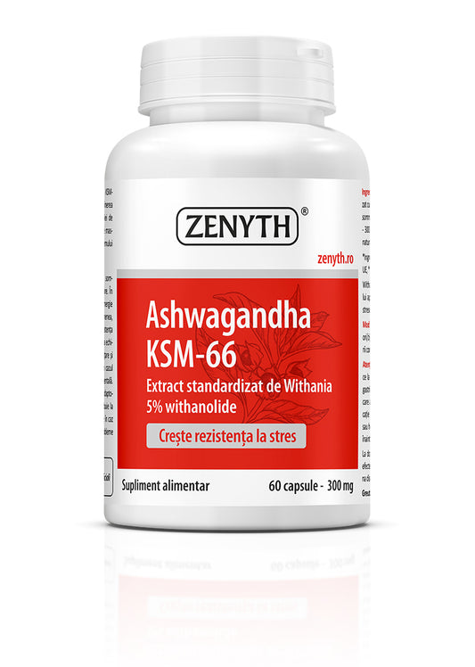 Ashwagandha KSM-66 300 mg, 60 capsule