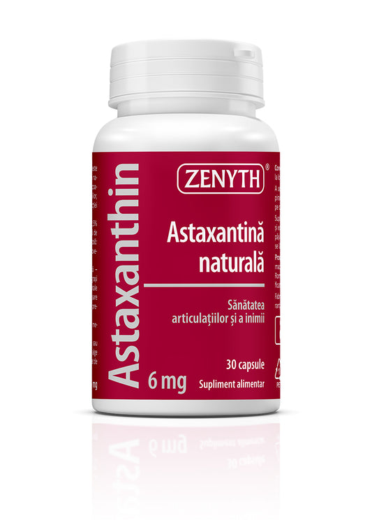 Astaxantina naturala 6 mg, 30 capsule