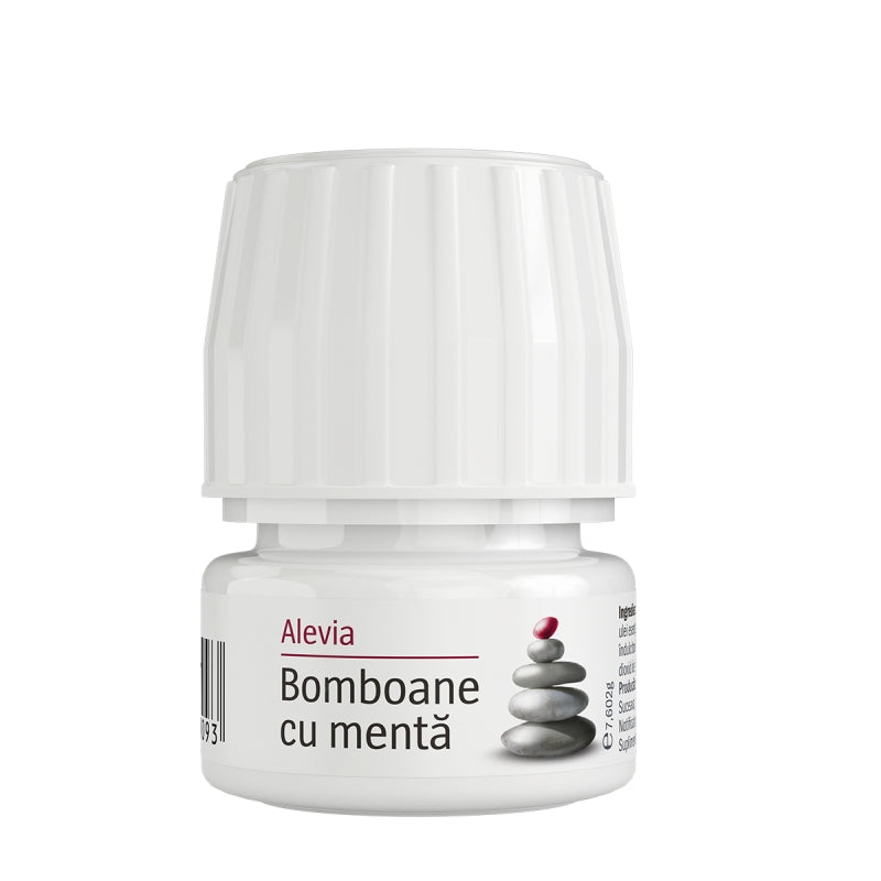Bomboane cu mentă 60 comprimate masticabile