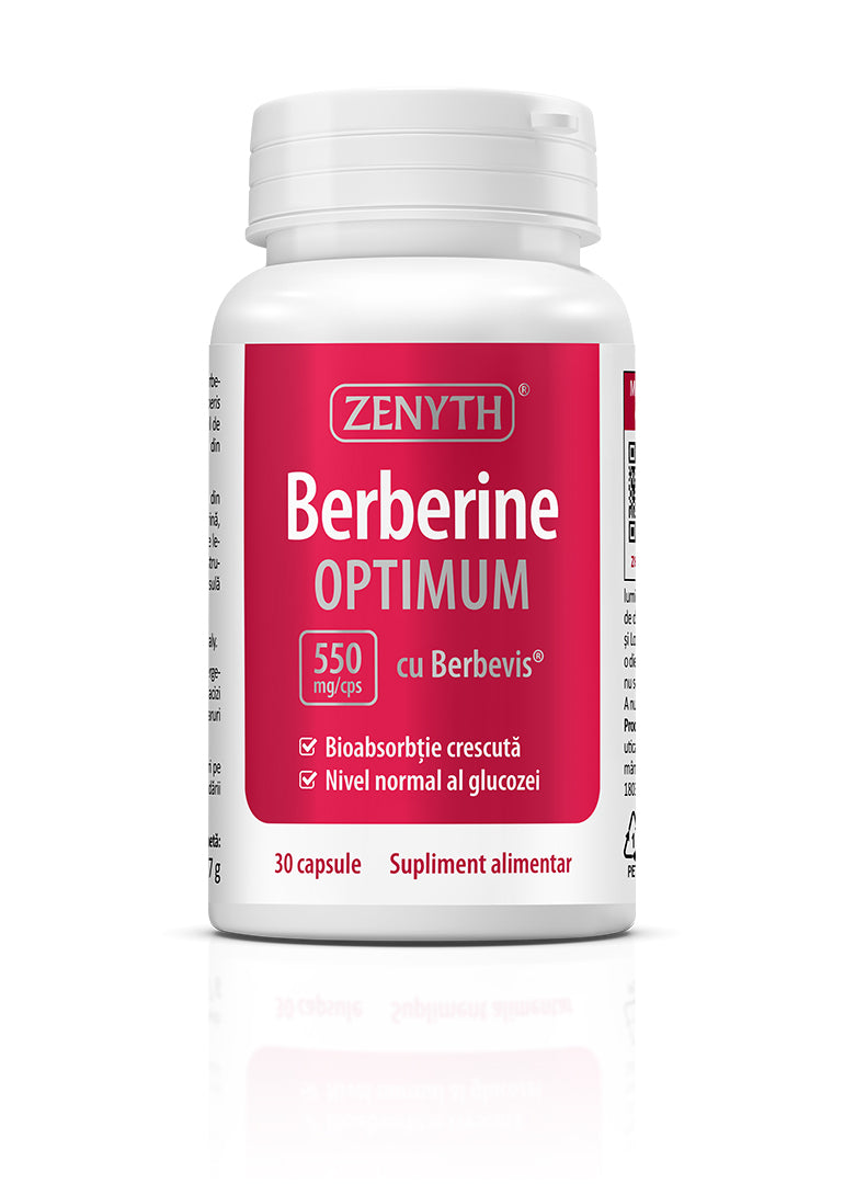 Berberina Optimum cu Berbevis® extract 550 mg, 30 capsule