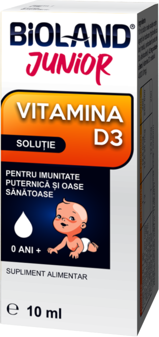 Bioland® Junior Vitamina D3 solutie