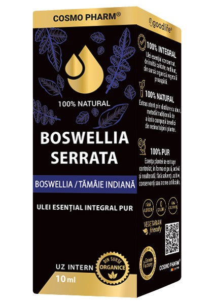 BOSWELLIA SERRATA: Ulei Esential de Tamaie Indiana (Indian Frankincense)