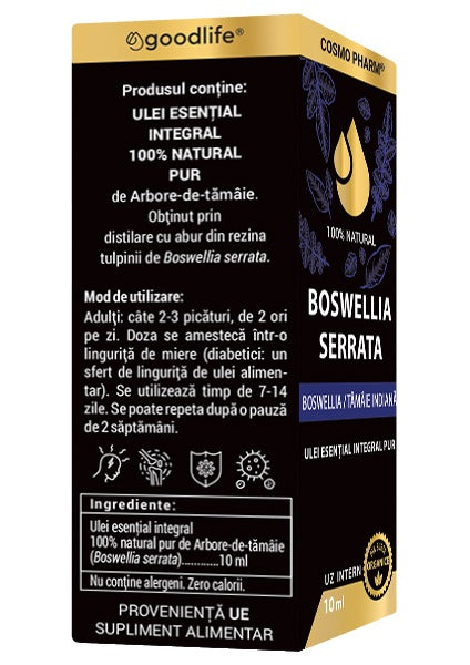 BOSWELLIA SERRATA: Ulei Esential de Tamaie Indiana (Indian Frankincense)