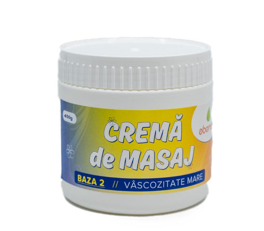 Crema masaj 450 g baza 2 vascozitate mare