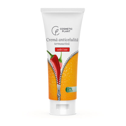Cremă anticelulită termoactivă cu extract de ardei iute și Cafeisilan C2 - 200 ml