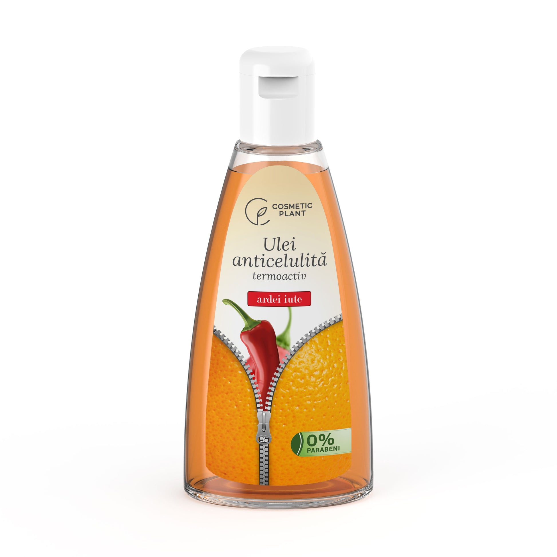Ulei anticelulită termoactiv cu extract de ardei iute - 200 ml
