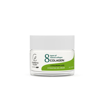 Cremă – gel hidratantă COLAGEN Plus cu 8 tipuri de colagen natural & acid hialuronic & aloe vera