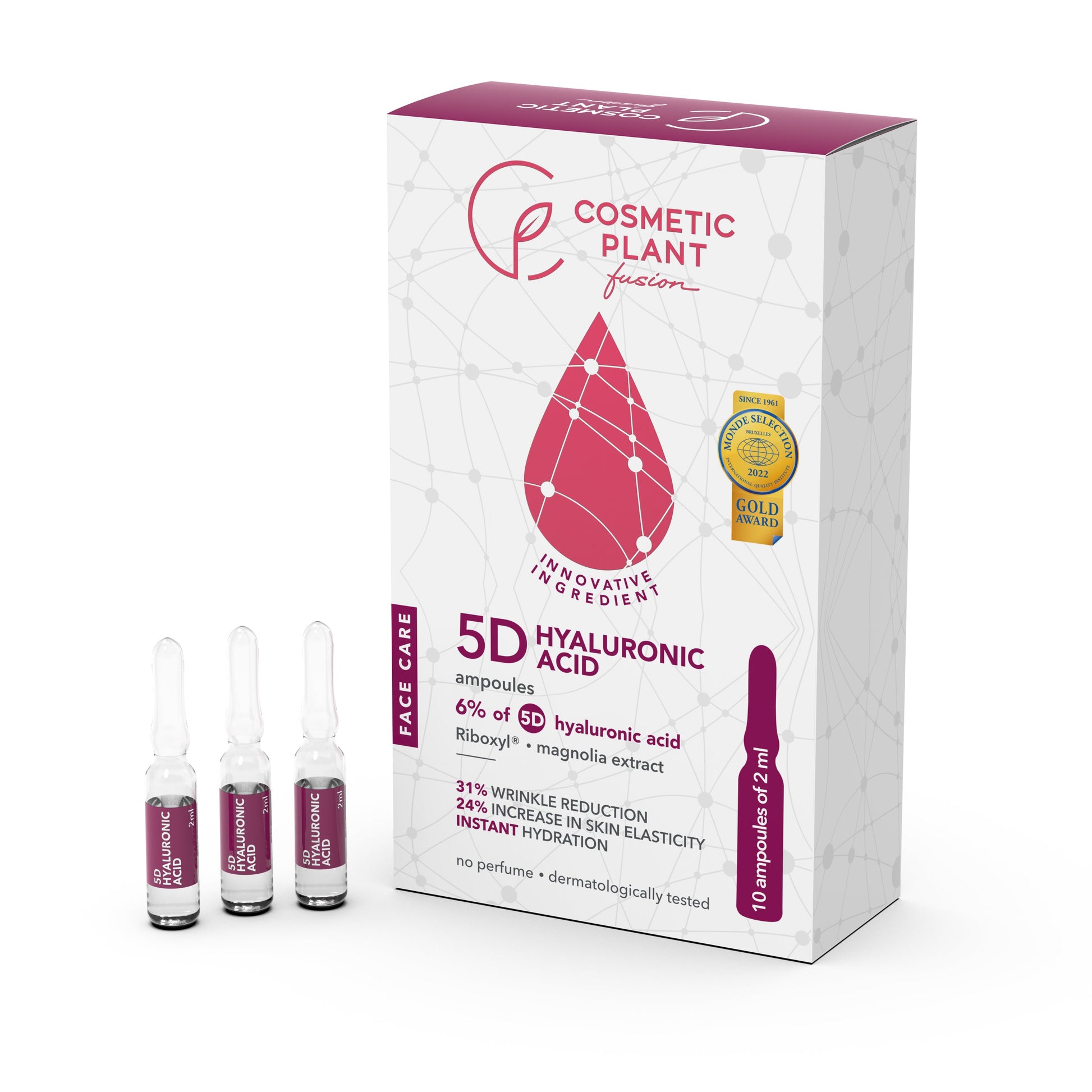 Fiole cu 6% acid hyaluronic 5D