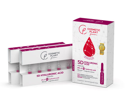 Fiole cu 6% acid hyaluronic 5D