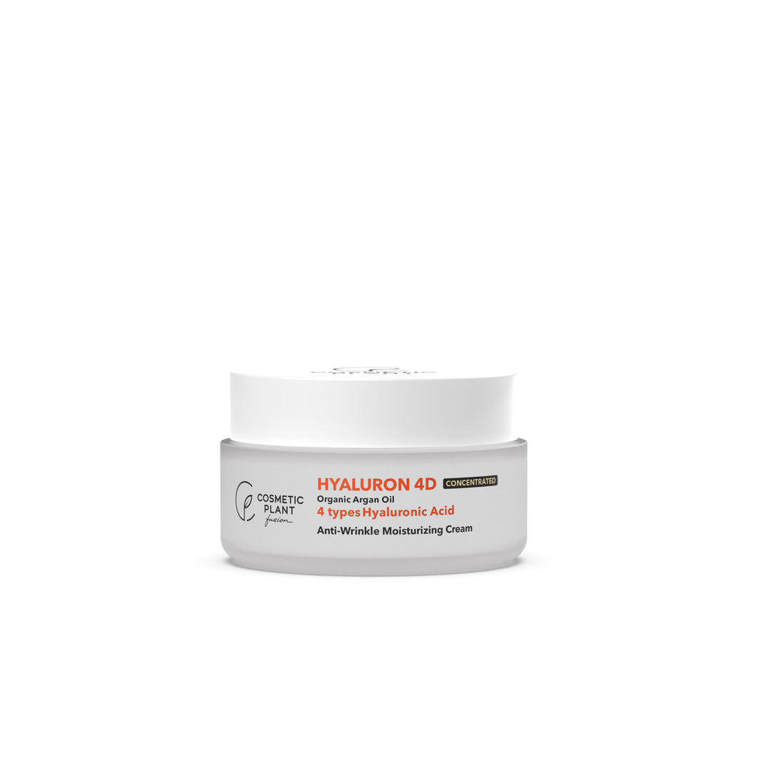 HYALURON 4D - Cremă antirid hidratantă cu acid hialuronic 4D & ulei de argan organic