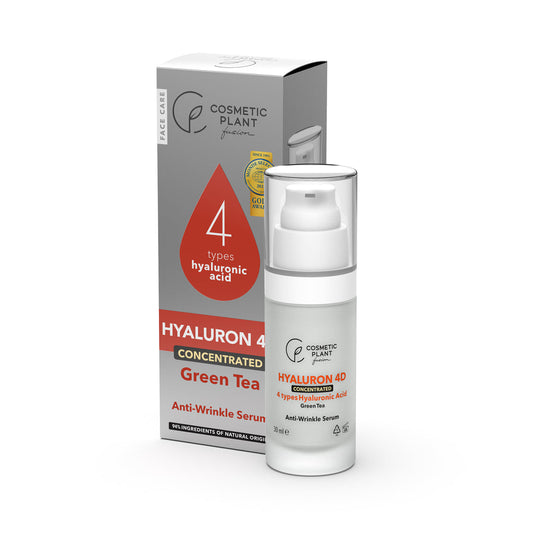 HYALURON 4D - Ser antirid concentrat cu acid hialuronic 4D & extract de ceai verde