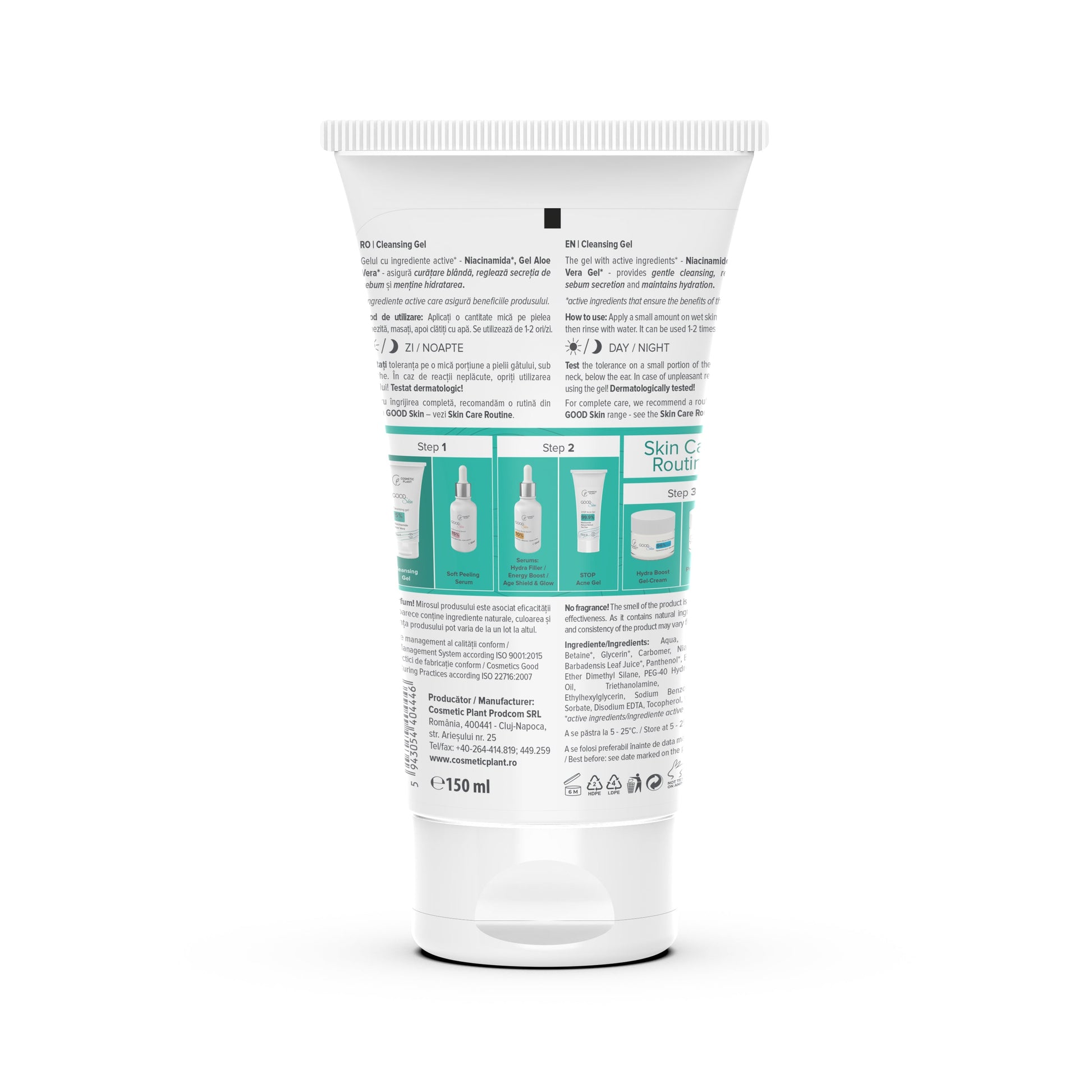 GOOD Skin – Cleansing Gel cu Niacinamidă și Aloe Vera