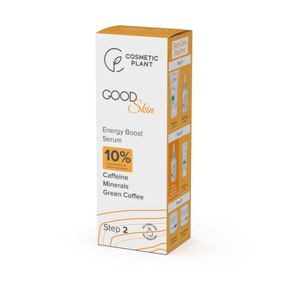 GOOD Skin – Energy Boost Serum cu Cafeină, Minerale și Cafea verde