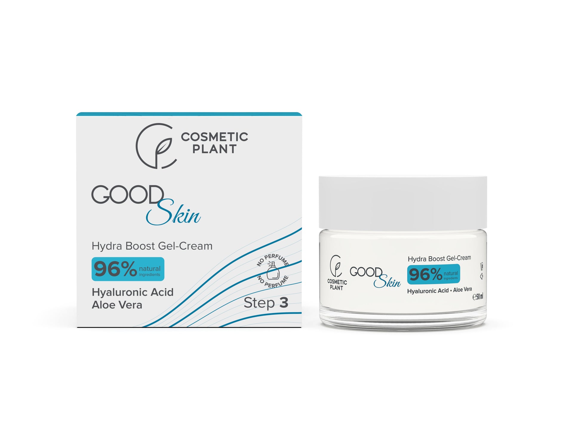 GOOD Skin – Hydra Boost Gel-Cream cu Acid Hialuronic, Minerale și Aloe Vera