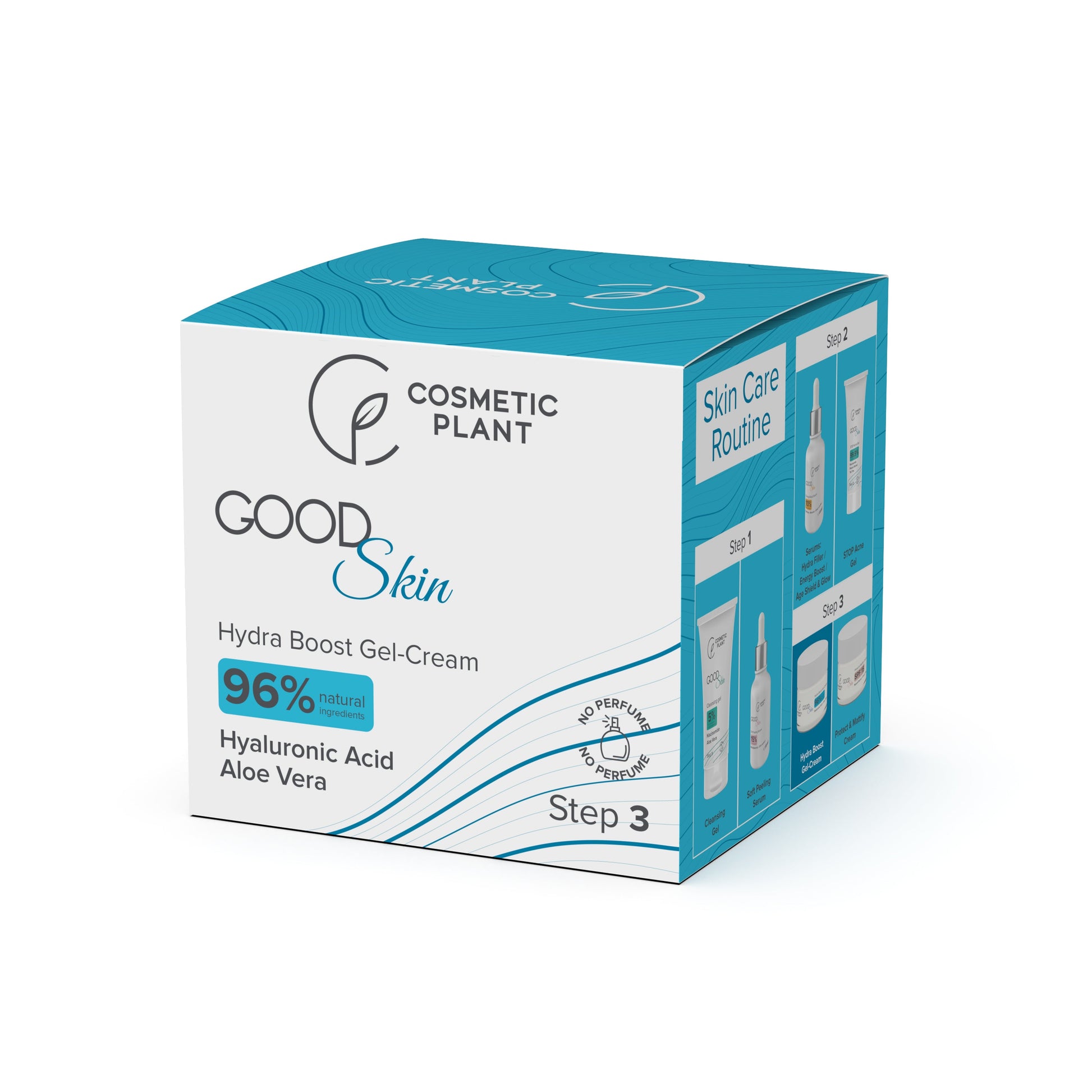 GOOD Skin – Hydra Boost Gel-Cream cu Acid Hialuronic, Minerale și Aloe Vera