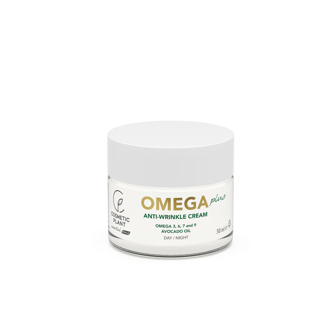 Cremă antirid hrănitoare și revitalizantă OMEGA Plus cu Omega 3, 6, 7, 9 & ulei de avocado