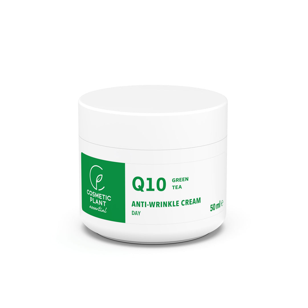 Cremă antirid de zi Q10 + ceai verde și complex mineral energizant