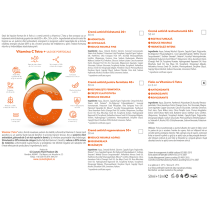 Set îngrijire Skin Boost 30+ cu Vitamina C Tetra