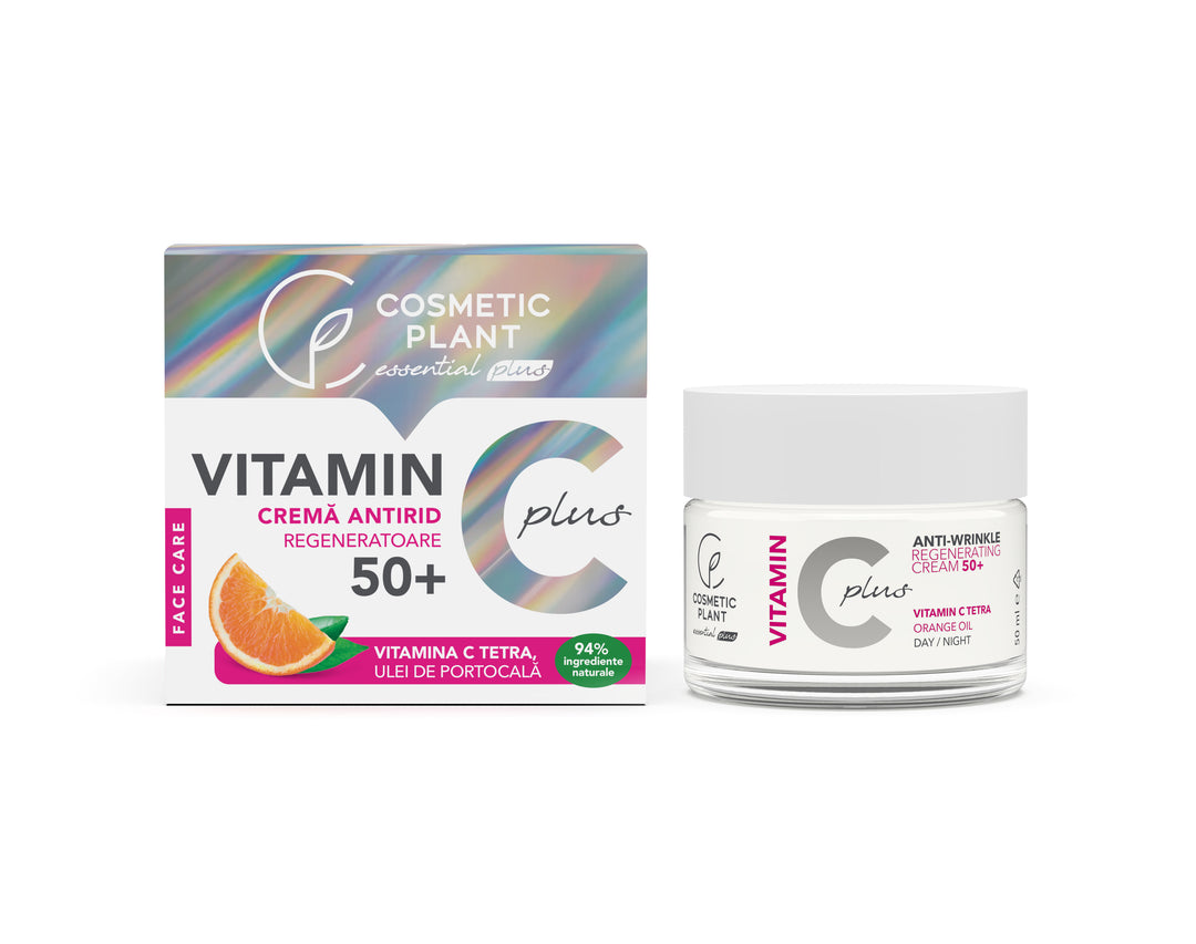Cremă antirid regeneratoare 50+ Vitamin C Plus cu Vitamina C Tetra