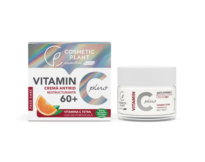Cremă antirid restructurantă 60+ Vitamin C Plus cu Vitamina C Tetra