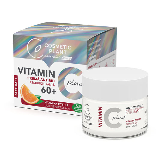 Cremă antirid restructurantă 60+ Vitamin C Plus cu Vitamina C Tetra