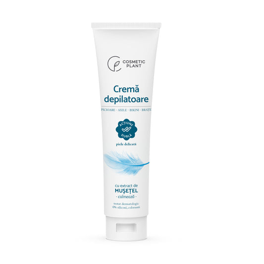 Cremă depilatoare cu extract de mușețel