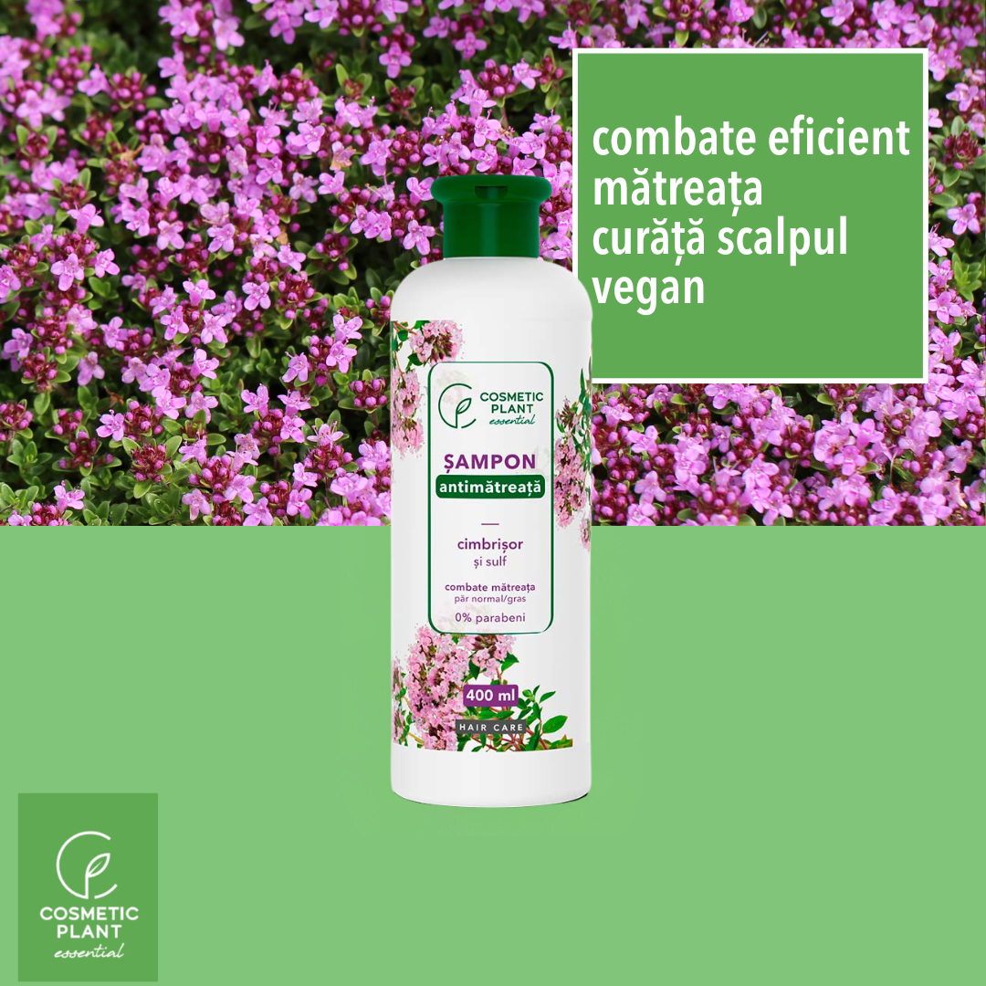 Șampon antimătreață cu cimbrișor și sulf - 400 ml