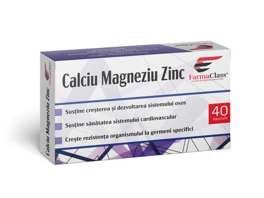 Calciu & Magneziu & Zinc 40 cps