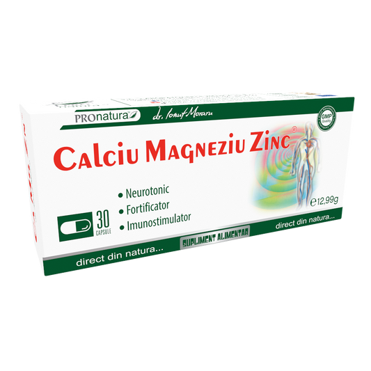 Calciu Magneziu Zinc – Ca Mg Zn 30cps blister