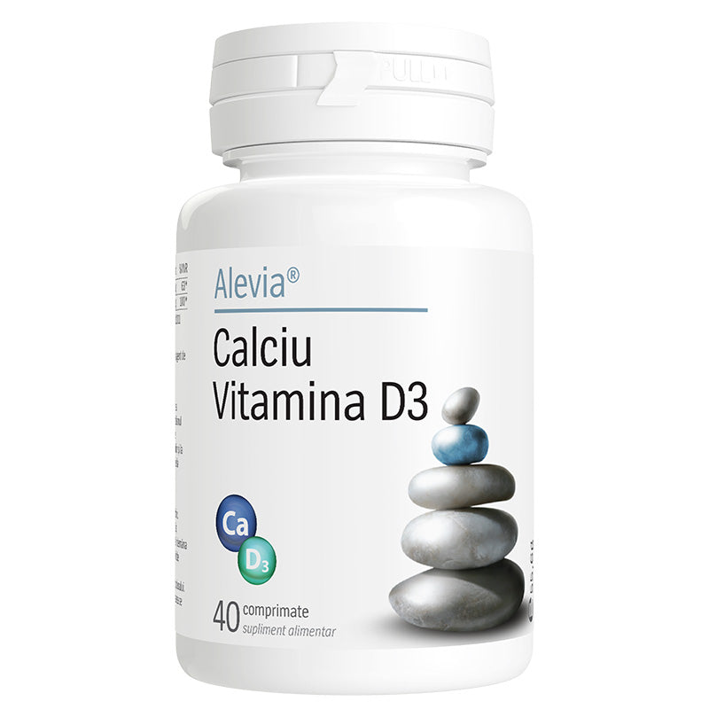 Calciu Vitamina D3 – 40 comprimate