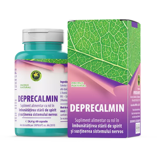 Capsule Deprecalmin – menține sănătatea sistemului nervos și a induce o stare generală de bine.