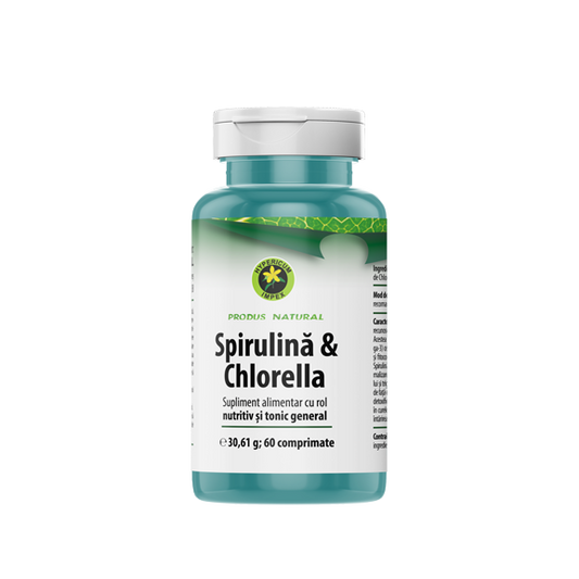 Comprimate Spirulină & Chlorella