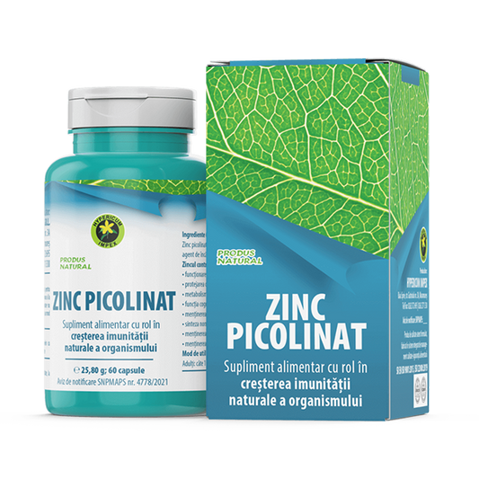 Capsule Zinc Picolinat – Rol în creșterea imunității naturale a organismului